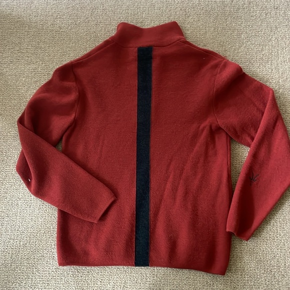 Men’s Ibex Wool Sweater - Size Small - rusty red color - Picture 4 of 8